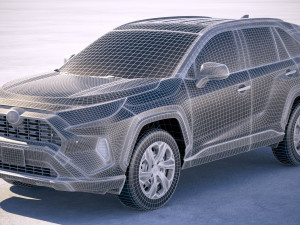 Toyota RAV4 LE 2019 Modello 3D