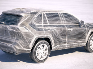 Toyota RAV4 LE 2019 Modello 3D