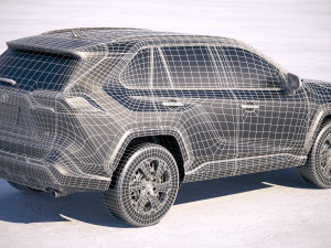 Toyota RAV4 LE 2019 Modello 3D