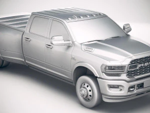 Dodge Ram 3500 HD 2019 3D Model