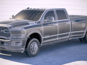 Dodge Ram 3500 HD 2019 3D Model