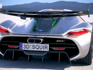 Koenigsegg Jesko 2020 3D 模型