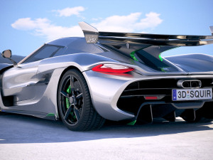 Koenigsegg Jesko 2020 3D 模型