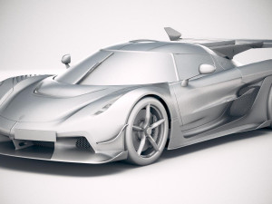 Koenigsegg Jesko 2020 3D 模型