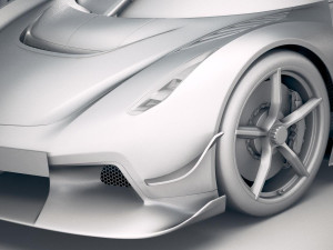 Koenigsegg Jesko 2020 3D 模型