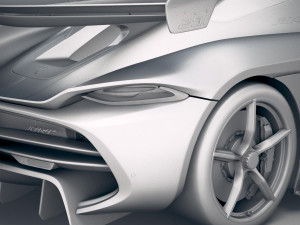 Koenigsegg Jesko 2020 3D 模型