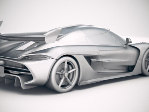 Koenigsegg Jesko 2020 3D 模型