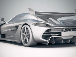 Koenigsegg Jesko 2020 3D 模型