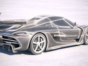Koenigsegg Jesko 2020 3D 模型