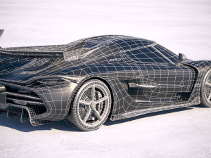 Koenigsegg Jesko 2020 3D 模型