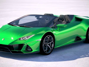 Hurac&aacute;n Evo Spyder 2019 Modelo 3D