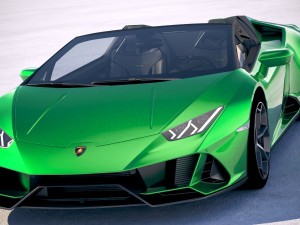 Huracan Evo Spyder 2019 3D Model