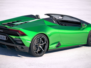 Huracan Evo Spyder 2019 3D Model