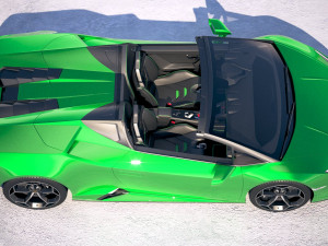 Huracan Evo Spyder 2019 3D Model
