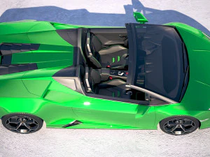 Huracan Evo Spyder 2019 3D Model