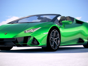 Huracan Evo Spyder 2019 3D Model