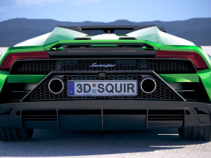 Huracan Evo Spyder 2019 3D Model