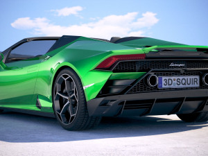 Huracan Evo Spyder 2019 3D Model