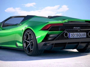 Huracan Evo Spyder 2019 3D Model