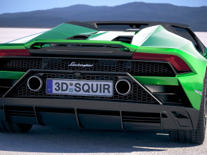 Huracan Evo Spyder 2019 3D Model