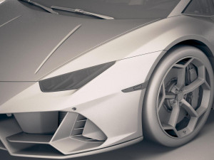 Huracan Evo Spyder 2019 3D Model