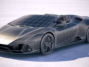 Huracan Evo Spyder 2019 3D Model