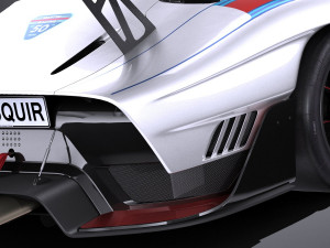 Porsche 935 2019 Mobydick lowpoly Modelo 3D