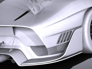 Porsche 935 2019 Mobydick lowpoly Modelo 3D