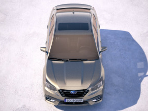 Subaru Legacy 2020 3D Model