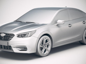 Subaru Legacy 2020 3D Model