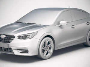 Subaru Legacy 2020 3D Model