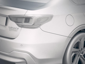 Subaru Legacy 2020 3D Model