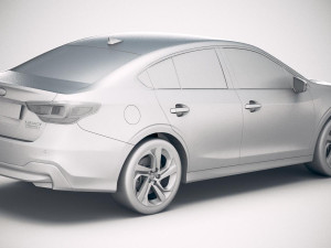 Subaru Legacy 2020 3D Model