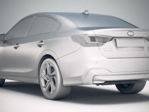 Subaru Legacy 2020 3D Model