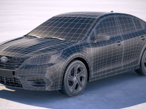 Subaru Legacy 2020 3D Model