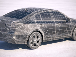 Subaru Legacy 2020 3D Model