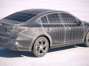 Subaru Legacy 2020 3D Model