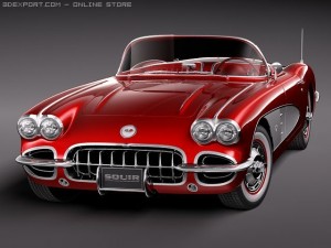 Chevrolet Corvette C1 3D-Modell