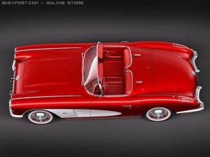 Chevrolet Corvette C1 3D-Modell