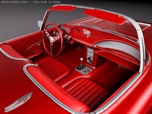 Chevrolet Corvette C1 3D-Modell