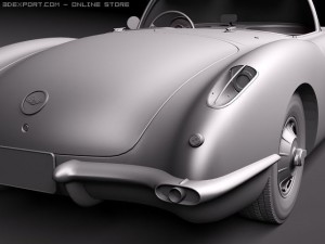 Chevrolet Corvette C1 3D-Modell