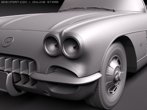 Chevrolet Corvette C1 3D-Modell