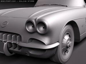 Chevrolet Corvette C1 Model 3D