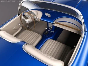 Chevrolet Corvette C1 Custom 3D Model