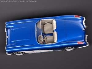 Chevrolet Corvette C1 Custom Modelo 3D
