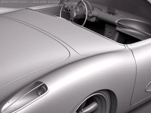 Chevrolet Corvette C1 Custom 3D Model