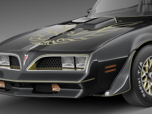 Pontiac Firebird Transam 1977 SE Bandit 3D Модель