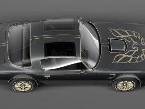 Pontiac Firebird Transam 1977 SE Bandit 3D Модель