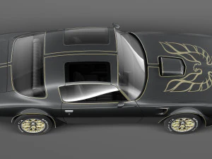 Pontiac Firebird Transam 1977 SE Bandit 3D Model