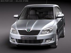 Skoda Fabia Combi 2011 Model 3D